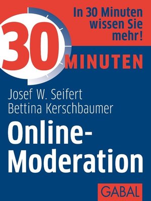 cover image of 30 Minuten Online-Moderation